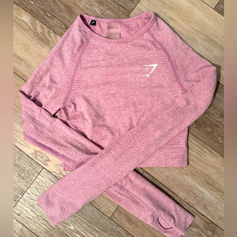 Gymshark XS Seamless crop long sleeve